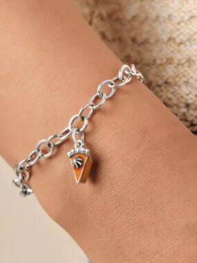James Avery Enamel Pumpkin Pie Charm